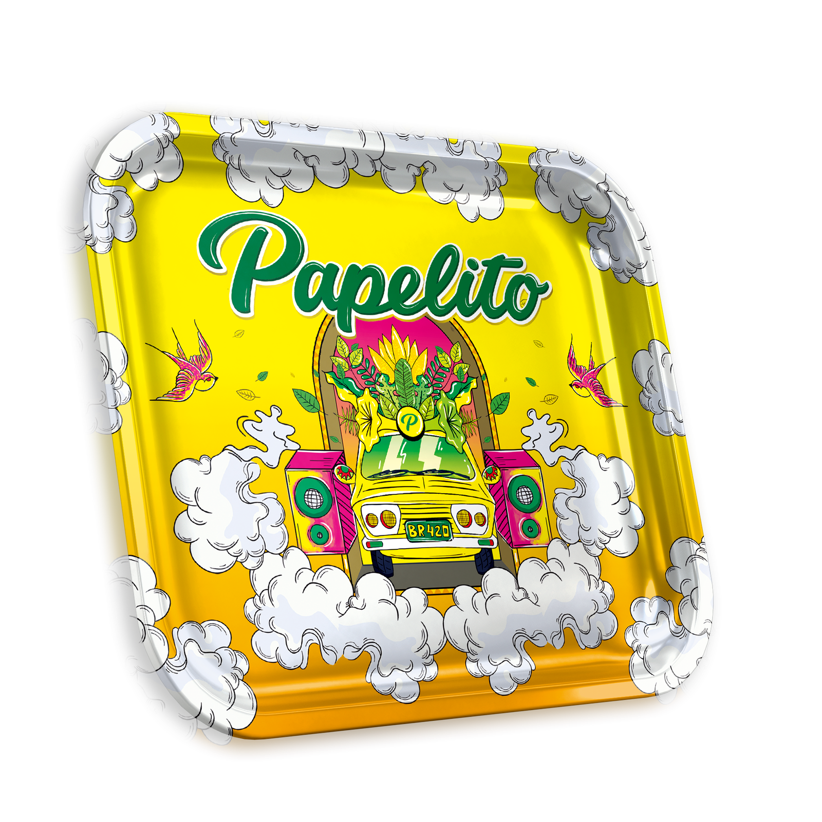 Bandeja G - Brasilia Amarela - Papelito Brasil - Lateral